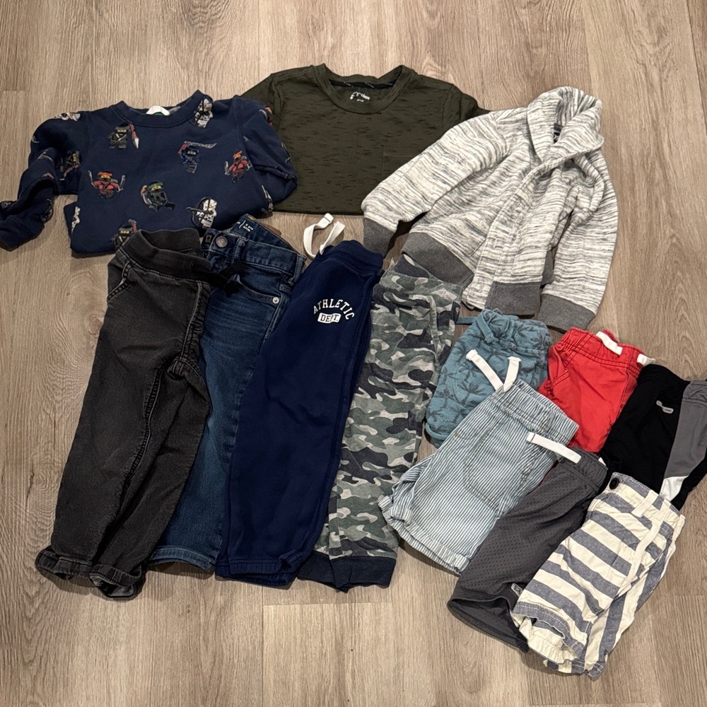 Carter's Kids Shirts & Tops - Navy, Green, Gray